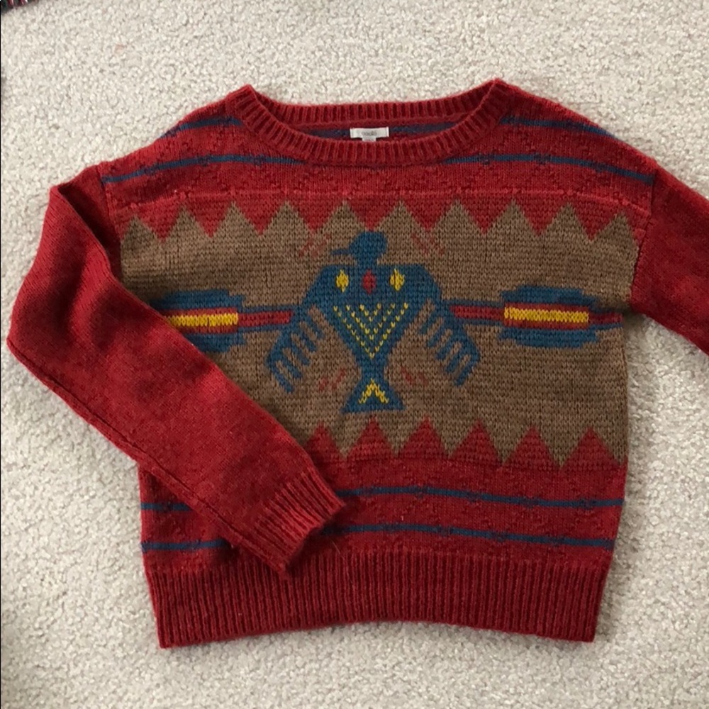 Urban outfitters ecote tribal print sweater